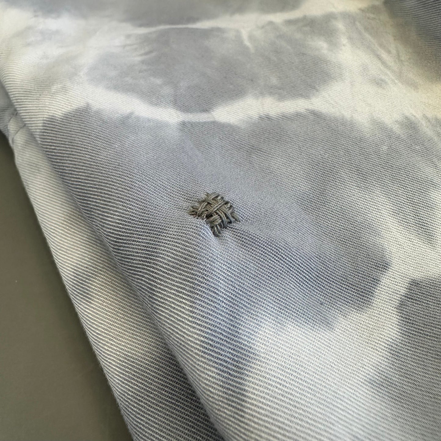 Luxe Bamboo Sheet Set Hand Dyed by HMYC | 4 Piece Queen Size | Shibori Neutral Grey