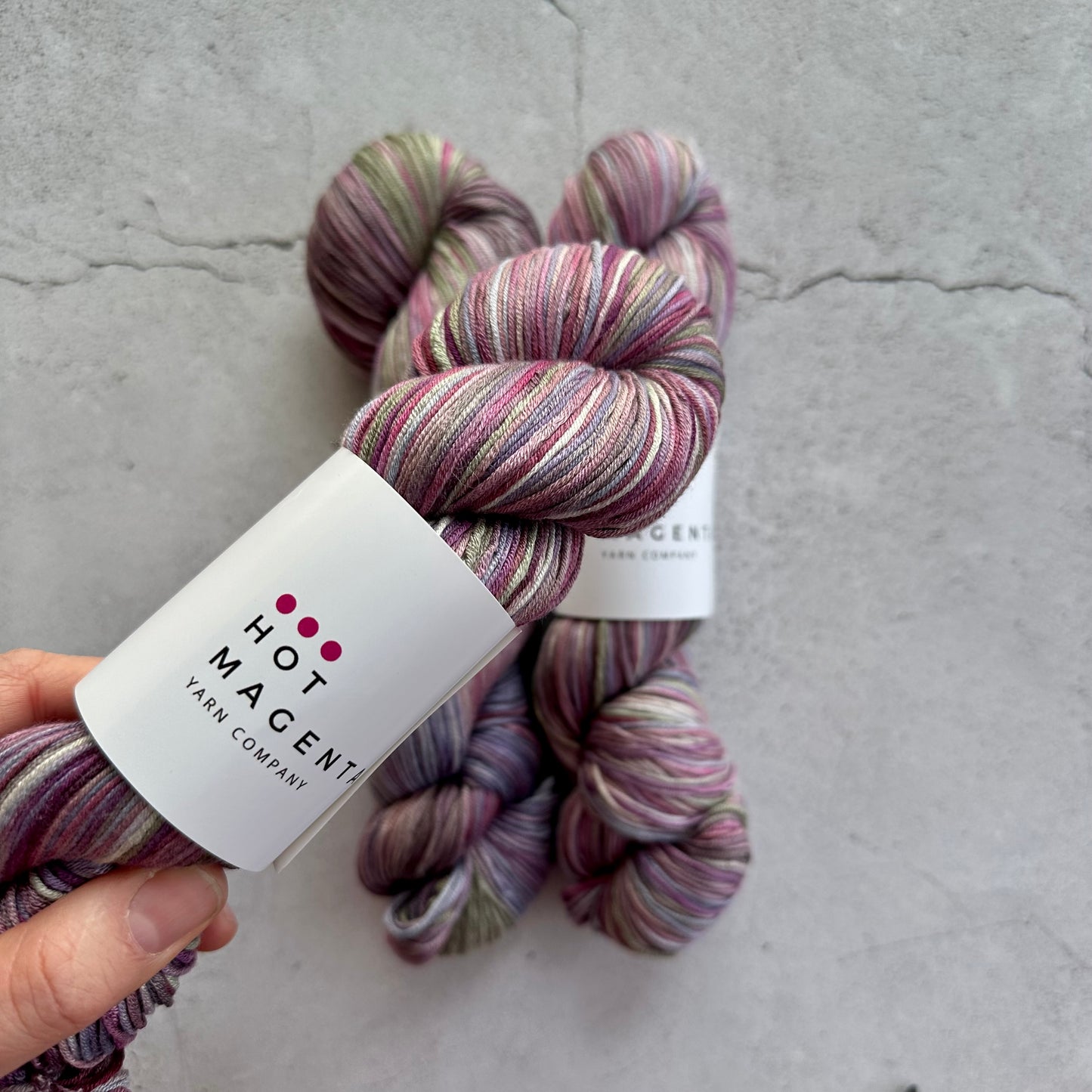 100% Bamboo Hand Dyed Yarn | DK | OOAK Flower Garden