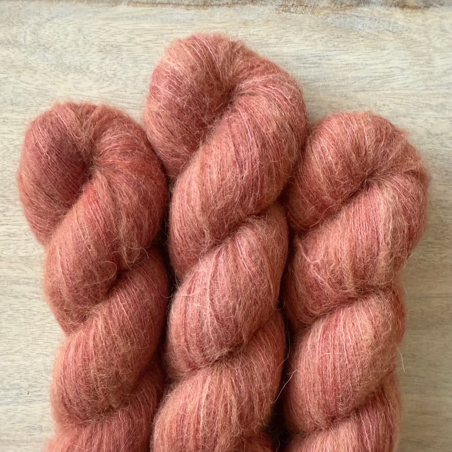 Terra Lace | Hand Dyed Yarn | Baby Suri Alpaca & Mulberry Silk | In Stock