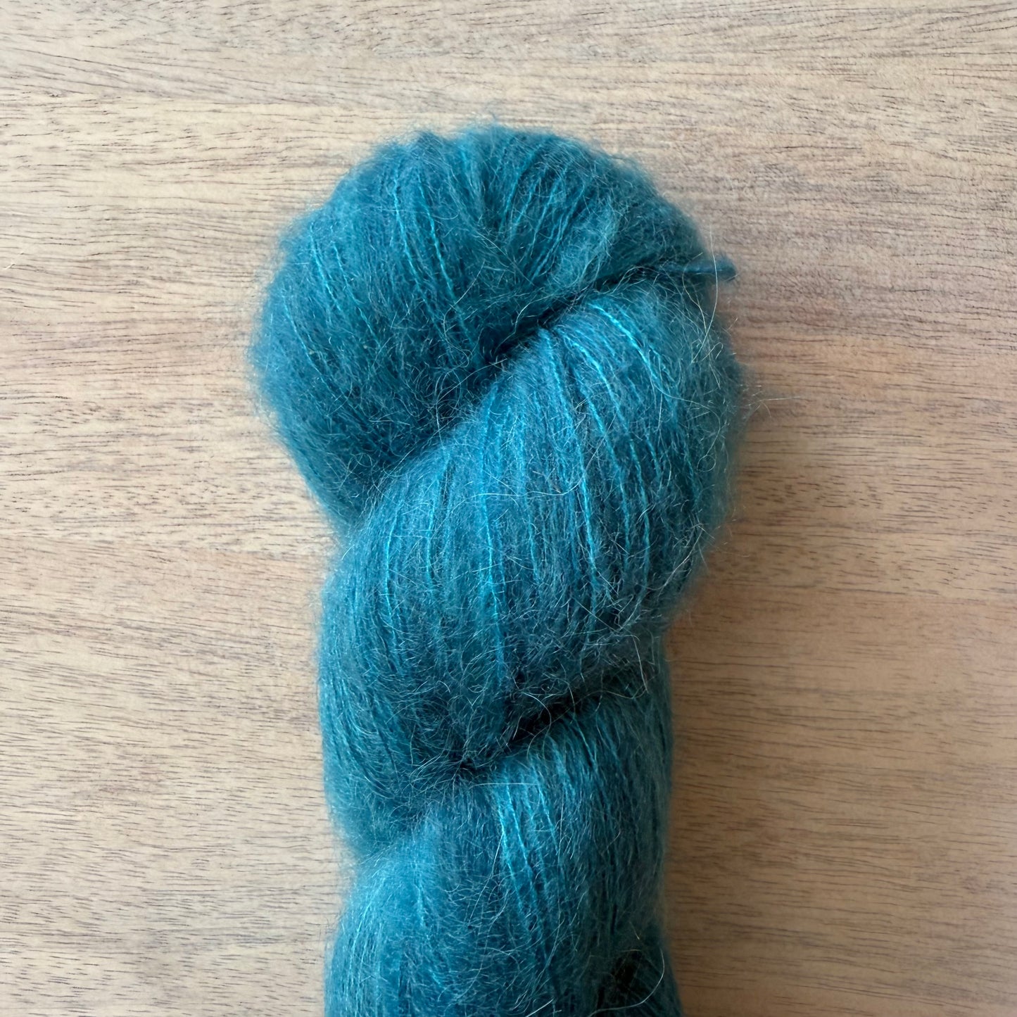 Turquoise Lace | Hand Dyed Yarn | Baby Suri Alpaca & Mulberry Silk | In Stock