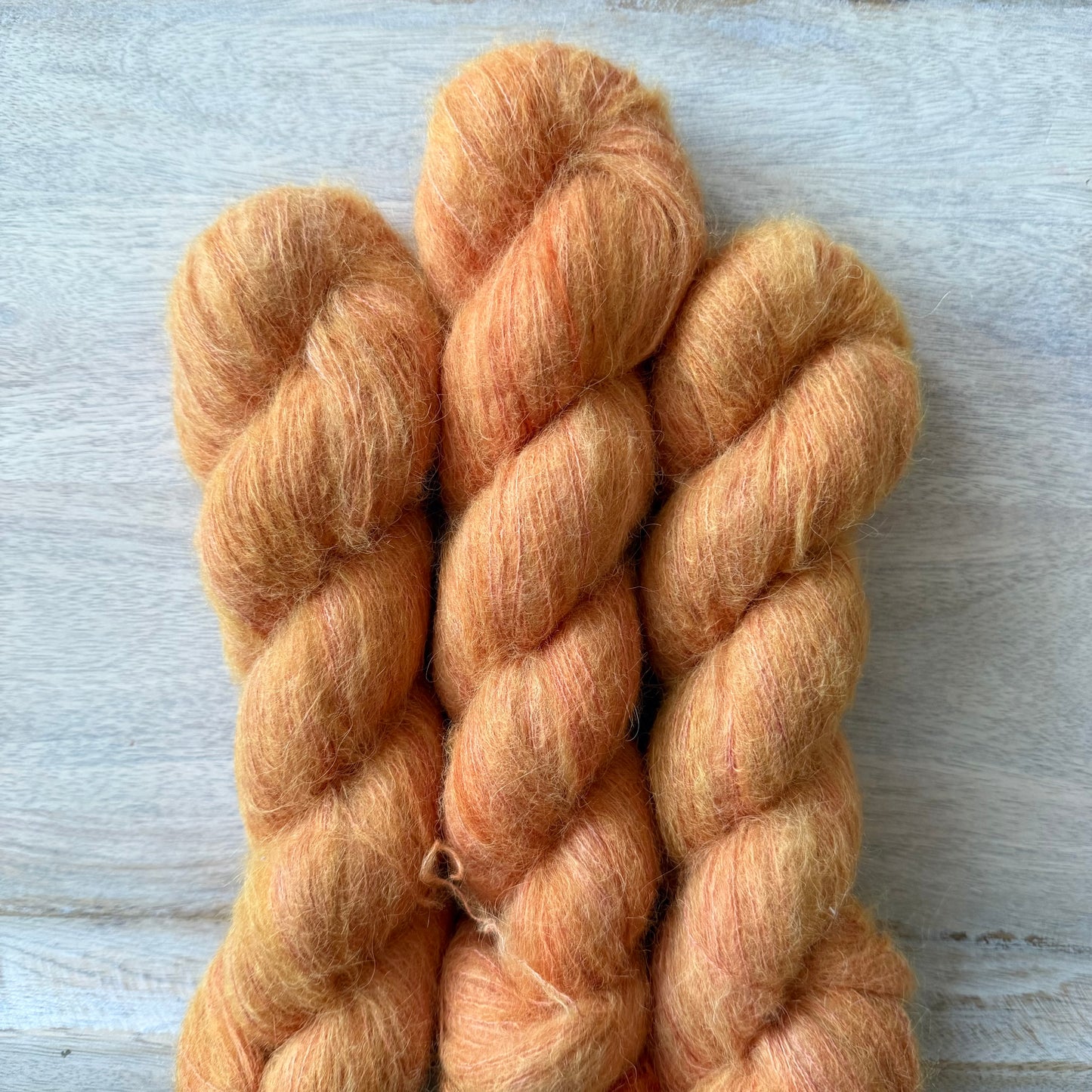 Sandia Sunset Lace | Hand Dyed Yarn | Baby Suri Alpaca & Mulberry Silk | In Stock