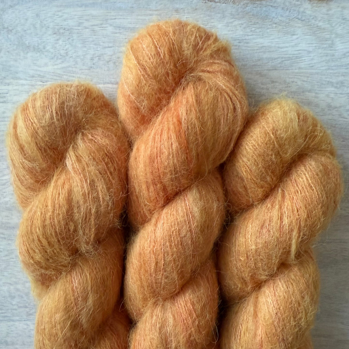 Sandia Sunset Lace | Hand Dyed Yarn | Baby Suri Alpaca & Mulberry Silk | In Stock
