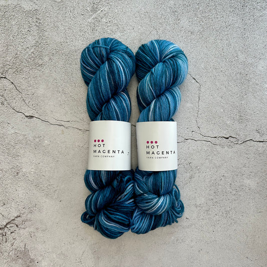 2024 Horizon Blue | 100% Superwash Merino Wool | Hand Dyed Yarn | DK Weight | Ready to Ship
