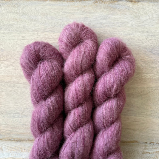 Deep Dusk Lace | Hand Dyed Yarn | Baby Suri Alpaca & Mulberry Silk | In Stock