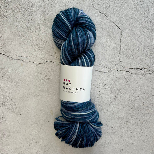 2024 Strong Blue | 100% Superwash Merino Wool | Hand Dyed Yarn | DK Weight | Ready to Ship