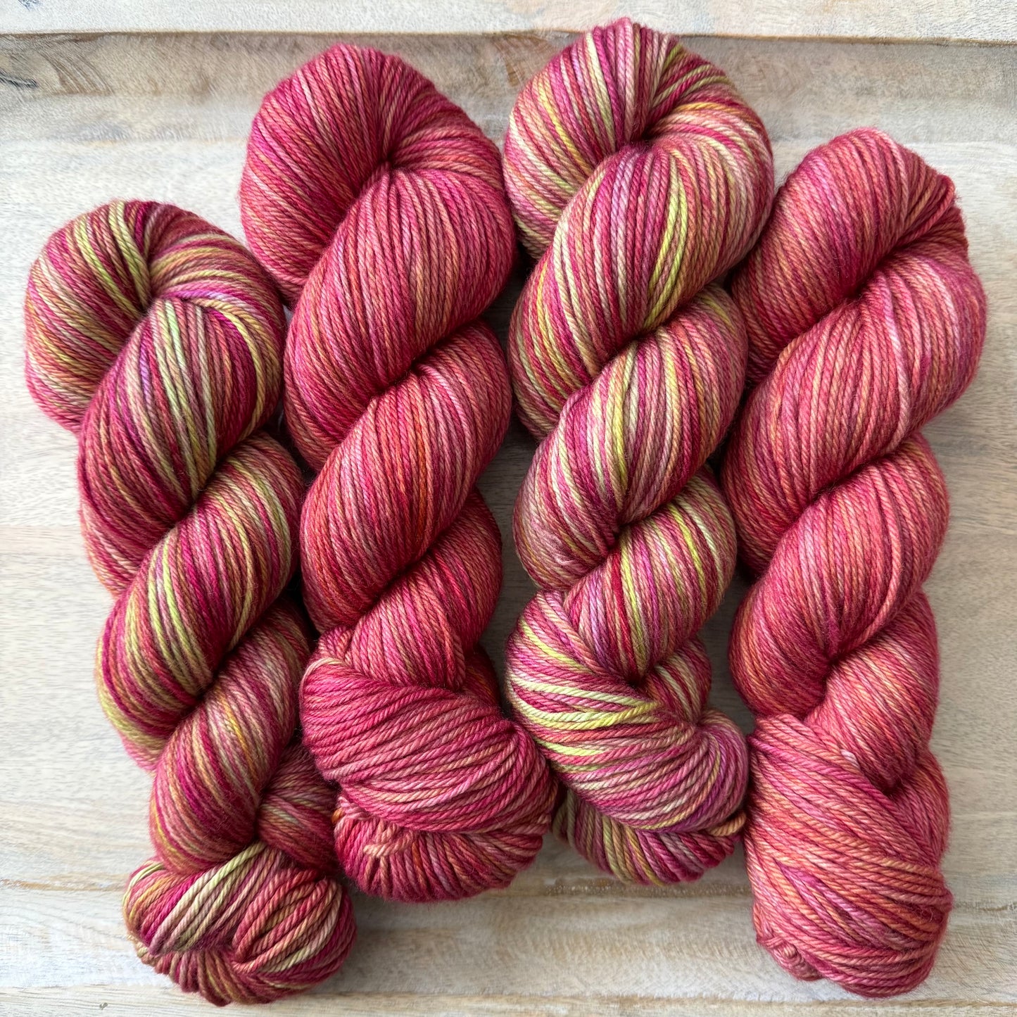 Cherry (Lot 4) Worsted | F/W 2025 Hand Dyed Yarn | In Stock