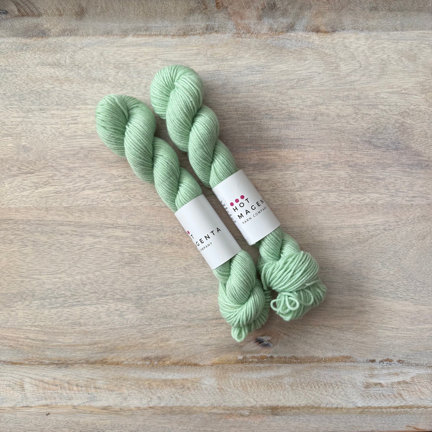 Lime Cream Fingering | 2025 S/S Hand Dyed Yarn Mini Skein